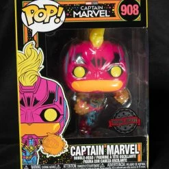 Pop! Daddy #908 Captain Marvel (Blacklight) | Captain Marvel POP! MARVEL