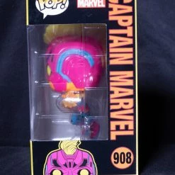 Pop! Daddy #908 Captain Marvel (Blacklight) | Captain Marvel POP! MARVEL