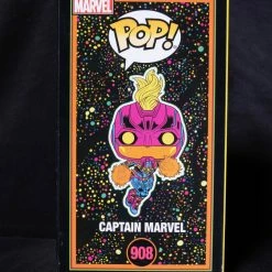 Pop! Daddy #908 Captain Marvel (Blacklight) | Captain Marvel POP! MARVEL