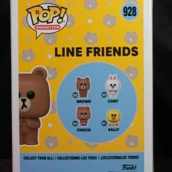 Pop! Daddy #928 Brown (Flocked) | Line Friends POP! ANIMATION