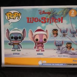 Pop! Daddy POP! DISNEY 2 Pack Stitch & Angel (Holiday) | Lilo & Stitch