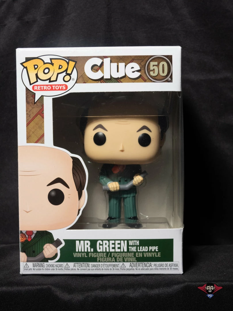 Pop! Daddy POP! RETRO #50 Mr. Green (W/ Lead Pipe) | Clue 1 Pop! Daddy POP! RETRO #50 Mr. Green (W/ Lead Pipe) | Clue