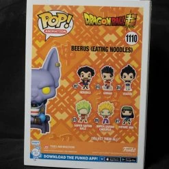 Pop! Daddy #1110 Beerus (Eating Noodles) | Dragonball Z POP! ANIMATION
