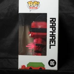 Pop! Daddy New Arrivals #06 Raphael (8-Bit, Neon) | Teenage Mutant Ninja Turtles